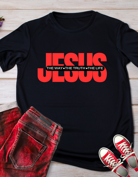Jesus - The Way. The Truth. The Life. Gospel Tee
