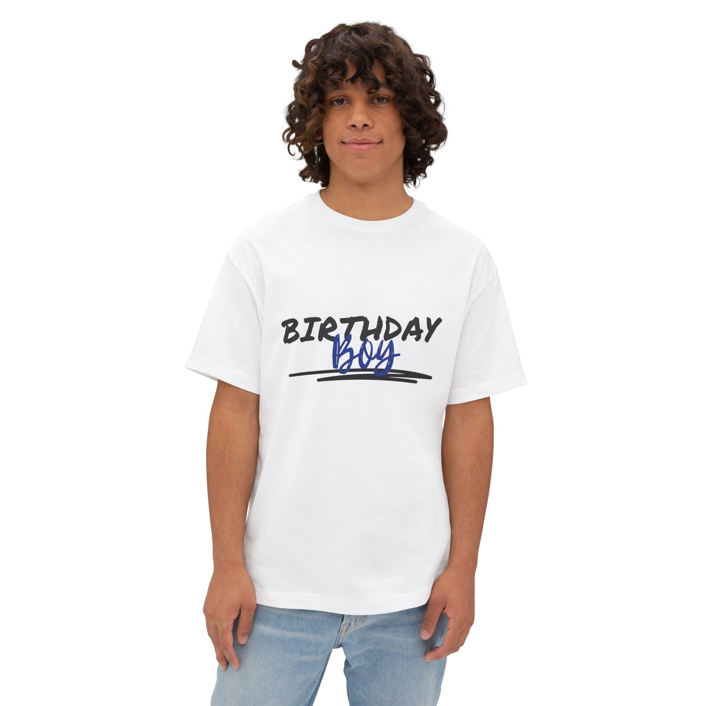 Birthday Boy Unisex Oversized Tee