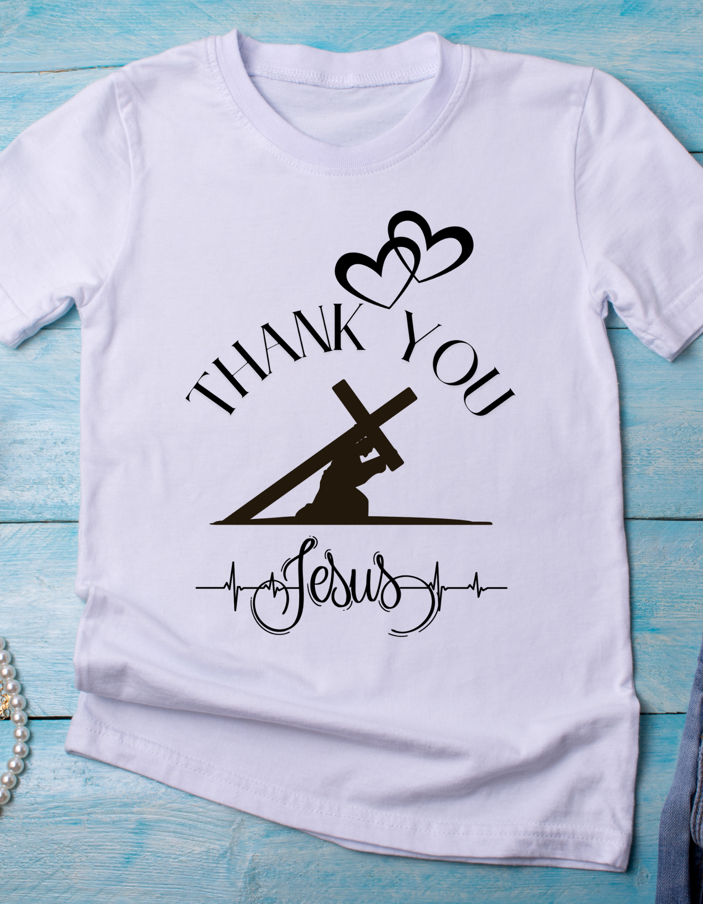 "Thank You, Jesus – Faith & Style in One Tee!"