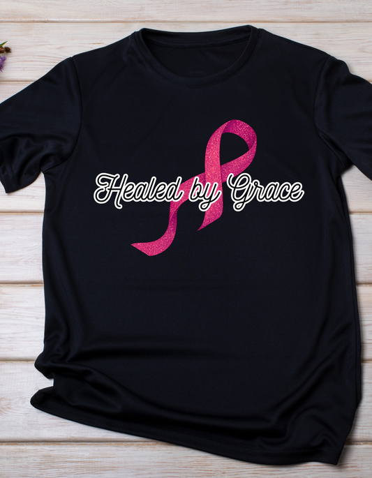 Healed By Grace Tee - Cancer Awareness