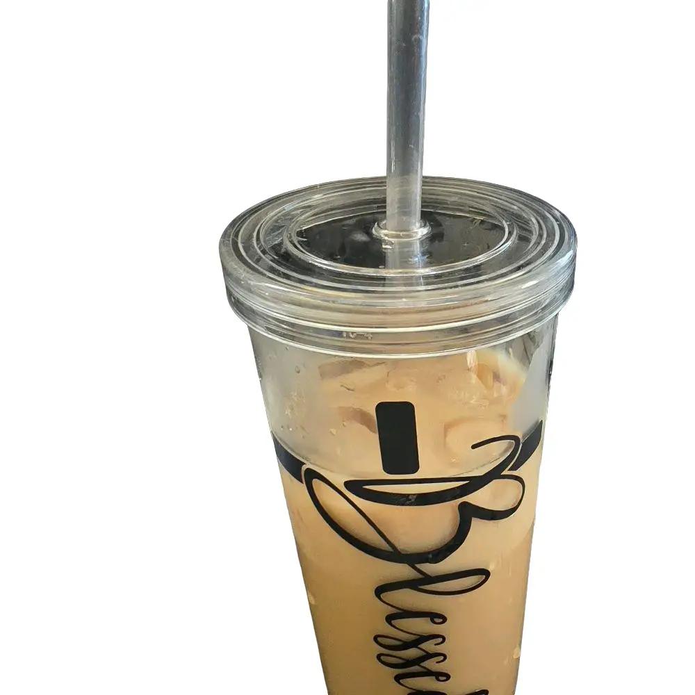 20 oz Clear Blessed Tumbler
