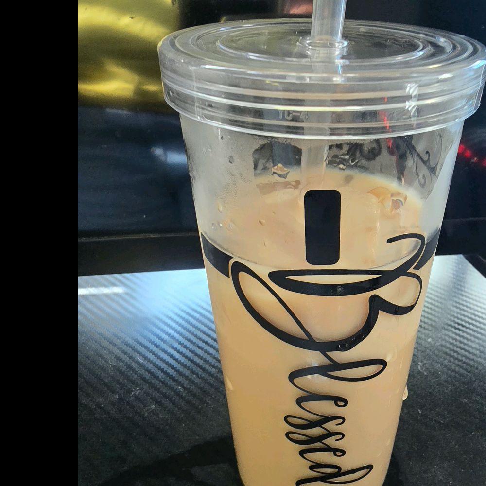 20 oz Clear Blessed Tumbler