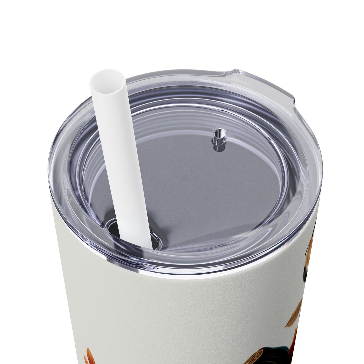 Fall Pumpkin Skinny Tumbler with Straw - 20oz - Perfect for Autumn Celebrations