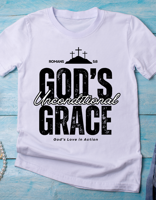 "Romans 5:8 – God's Love in Action T-Shirt!"