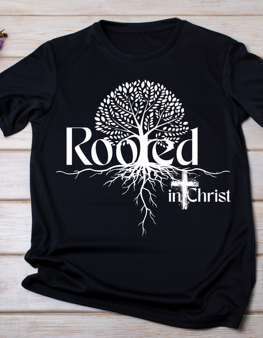"Rooted in Christ – Faithful Strength Tee!"