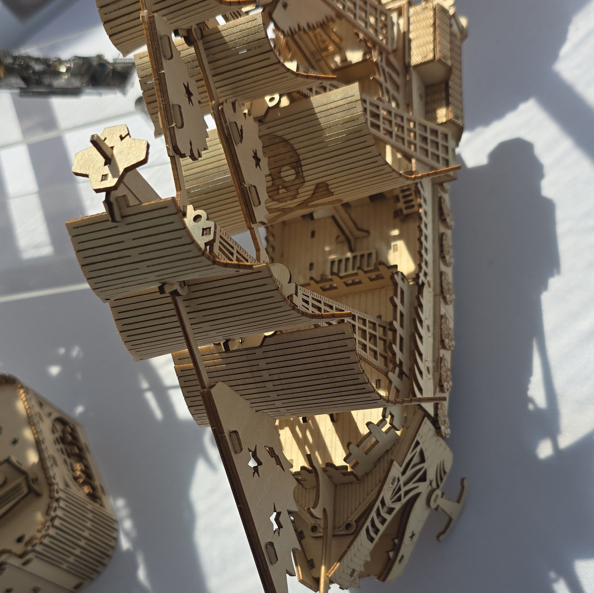 3D Wooden Pre-Built Sailing Ship Model, The Flying Dutchman