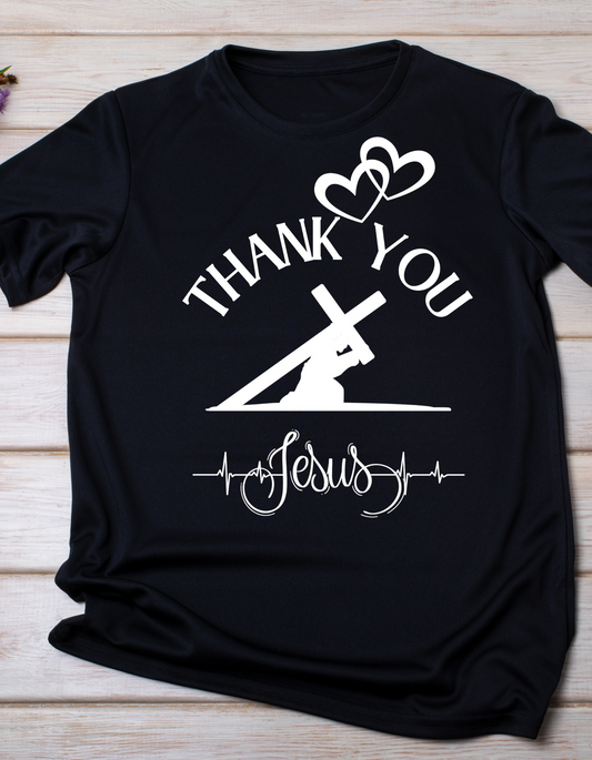 "Thank You, Jesus – Faith & Style in One Tee!"