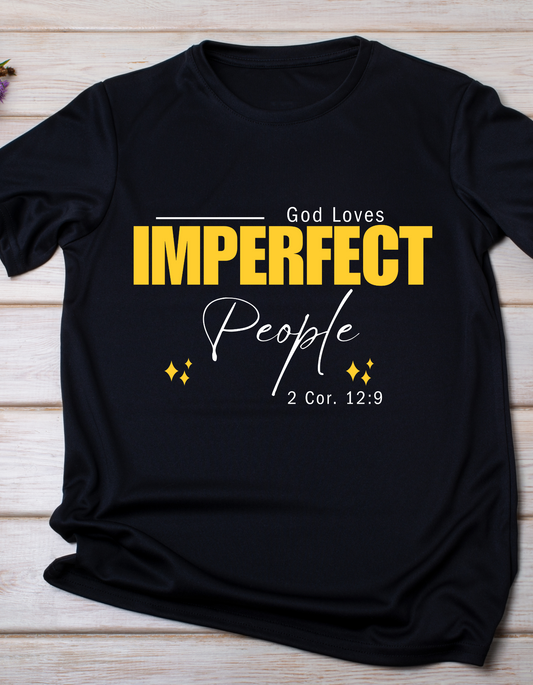 "God Loves Imperfect People – Faith in Grace Tee!"
