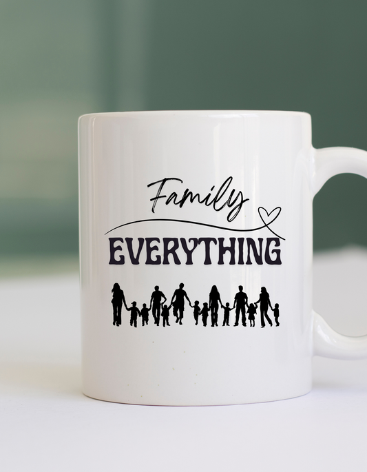11 oz Family Over Everything Ceramic Mug