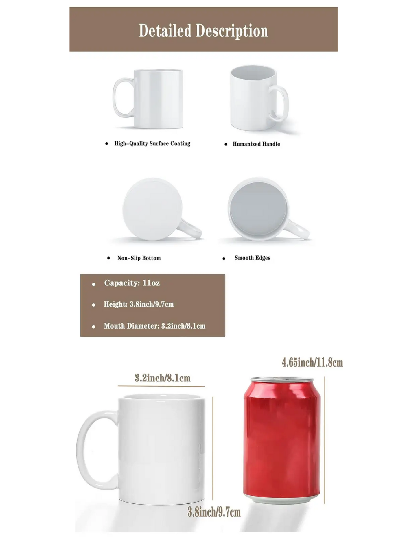 11 oz Live, Love, Inspire Inspirational Ceramic Mug